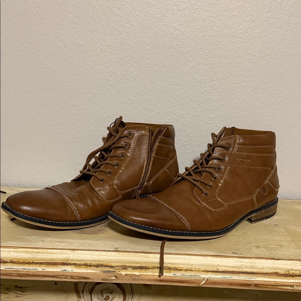 Men's Brown Leather Boots Sonoma Sz 10.5